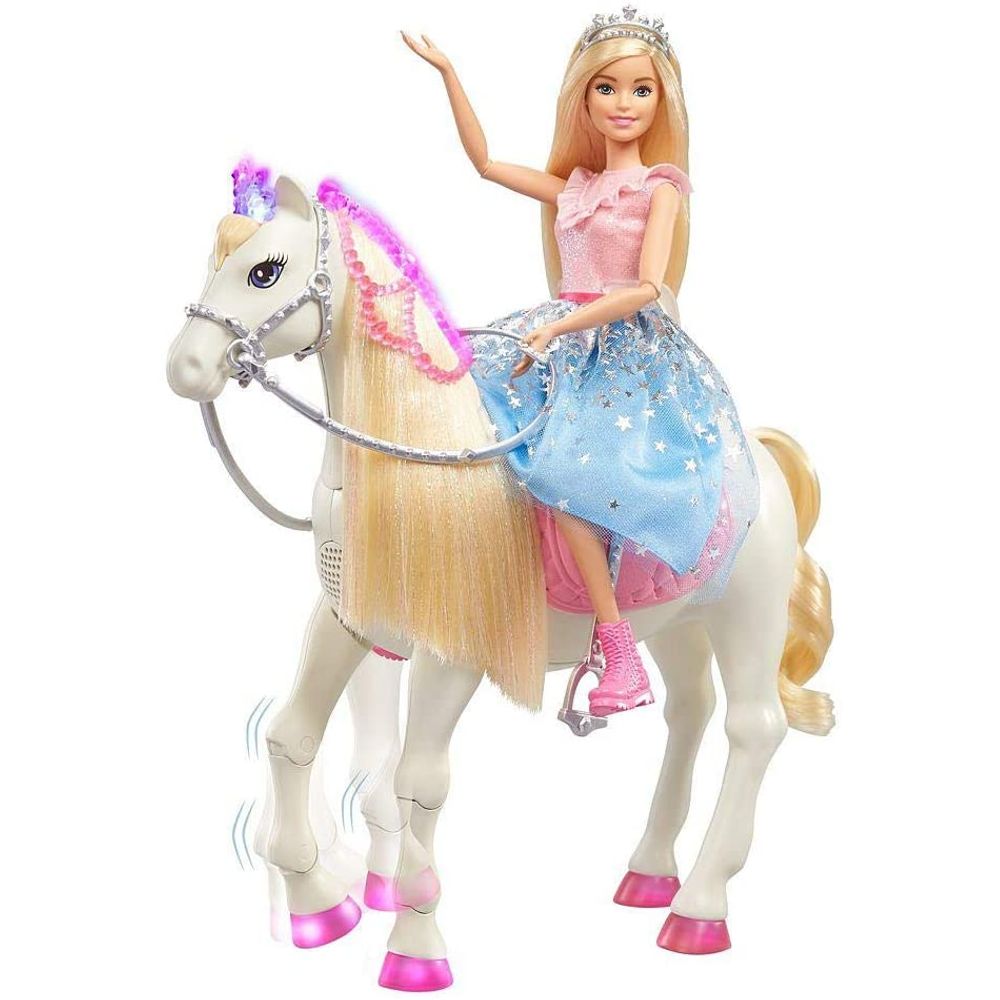 Boneca Barbie e Cavalo - Aventura Das Princesas Gml79 - MP Brinquedos
